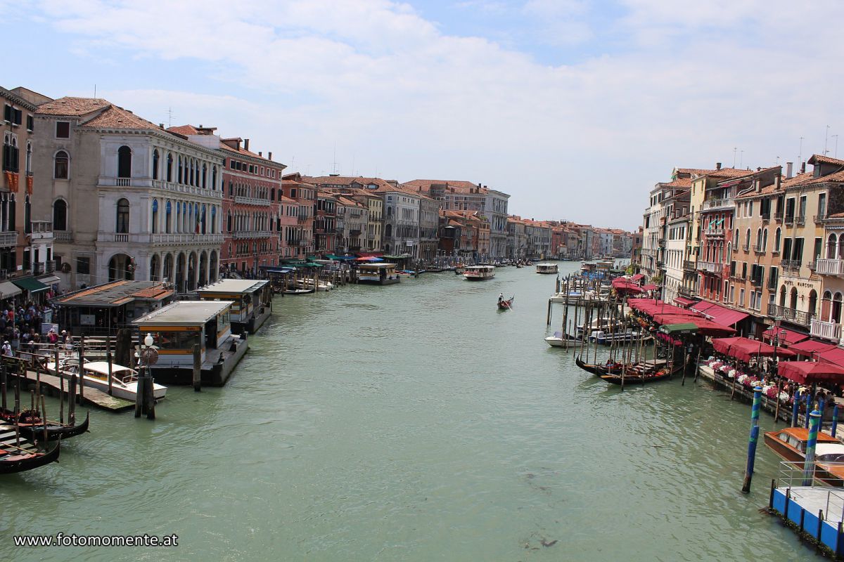 Canal Grande von der Rialtobrücke