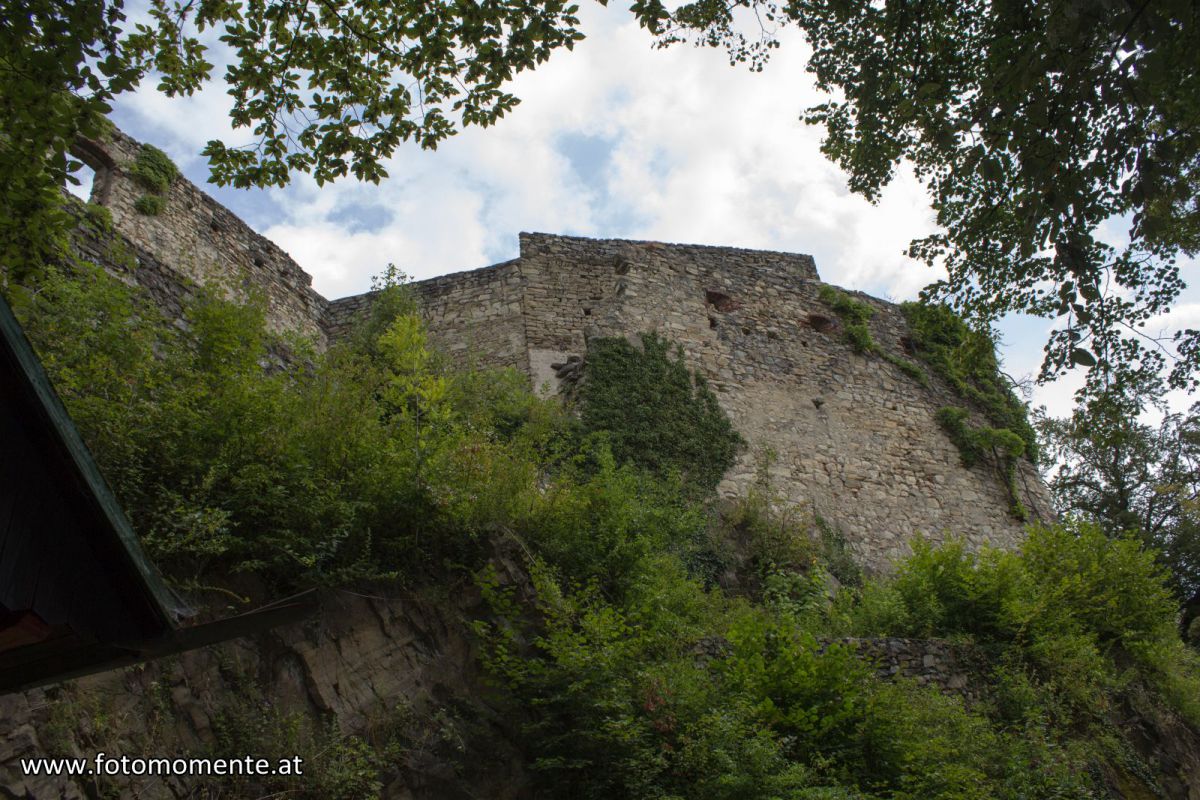 Burgruine Gösting beim Eingang