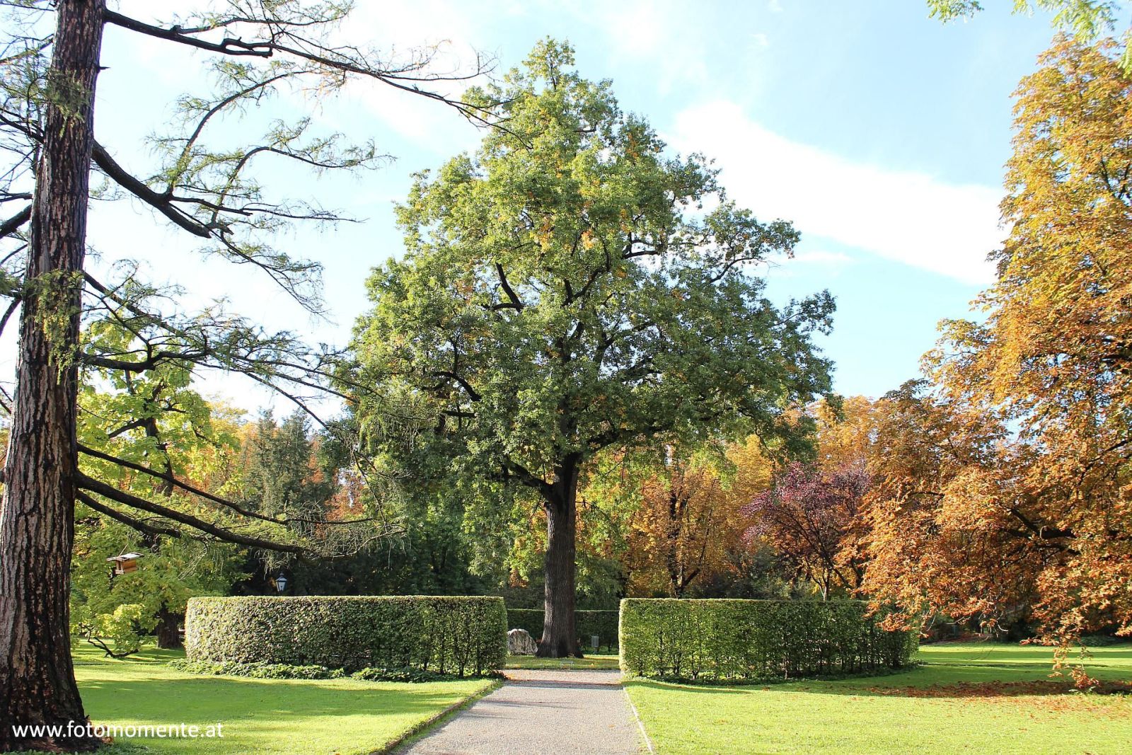 Grazer Stadtpark im Herbst