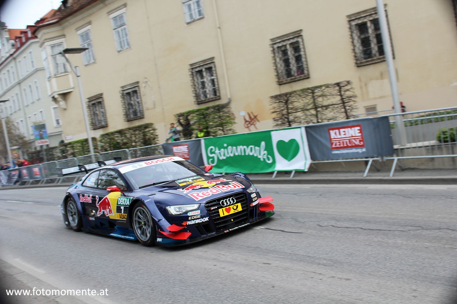 dtm audi a5 graz spielberg showrun - Graz trifft Spielberg am 5.4.2014 - Showrun der Autos und Bikes